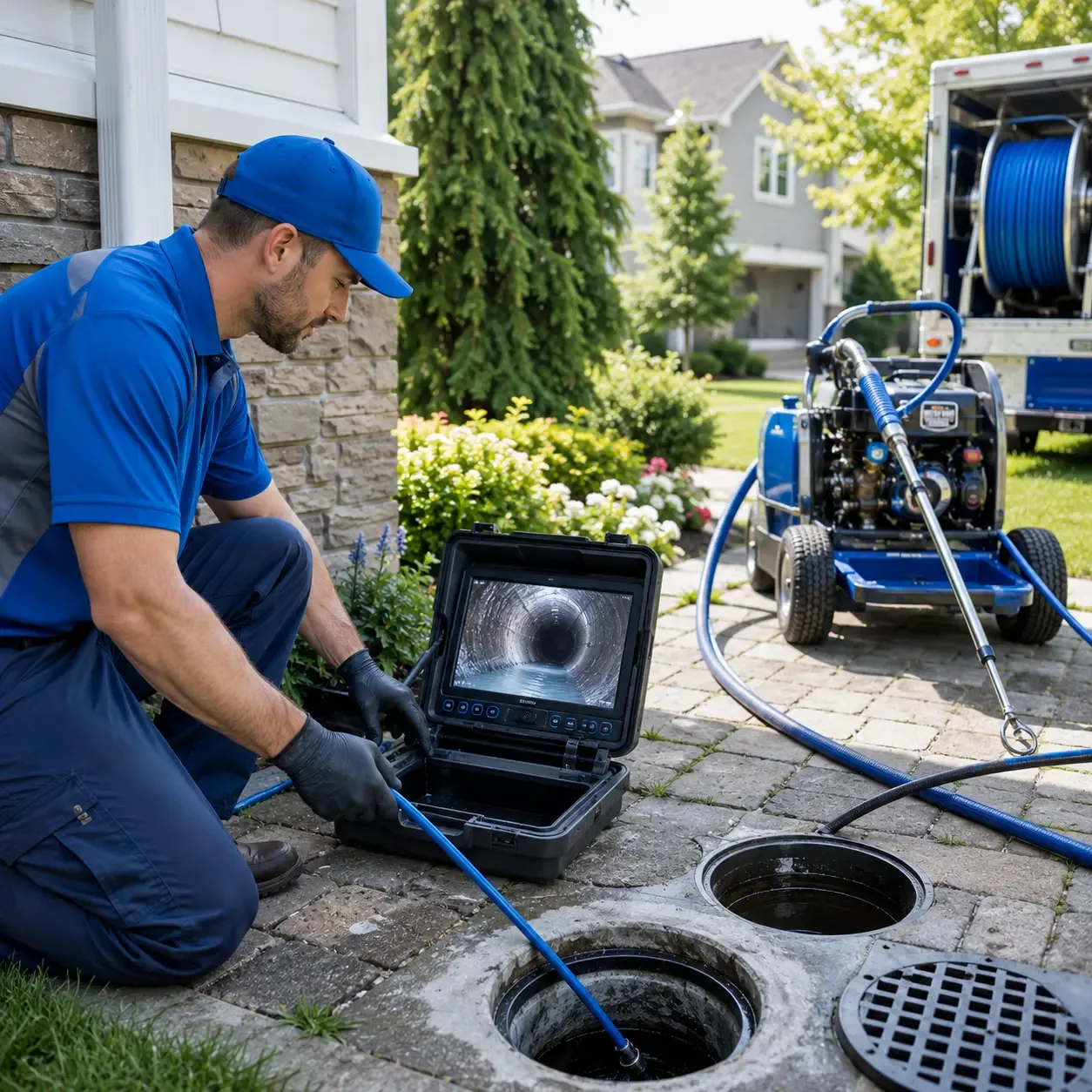 Outdoor drain cleaning professionals serving Entriken, PA