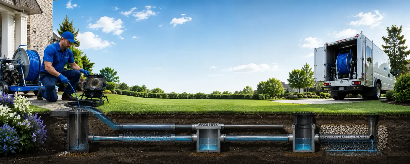 Outdoor drain cleaning information for Entriken, PA